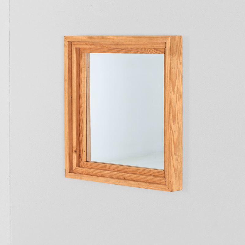 Mario Ceroli : Specchio a parete mod. SP60  - Auction Design - Cambi Casa d'Aste