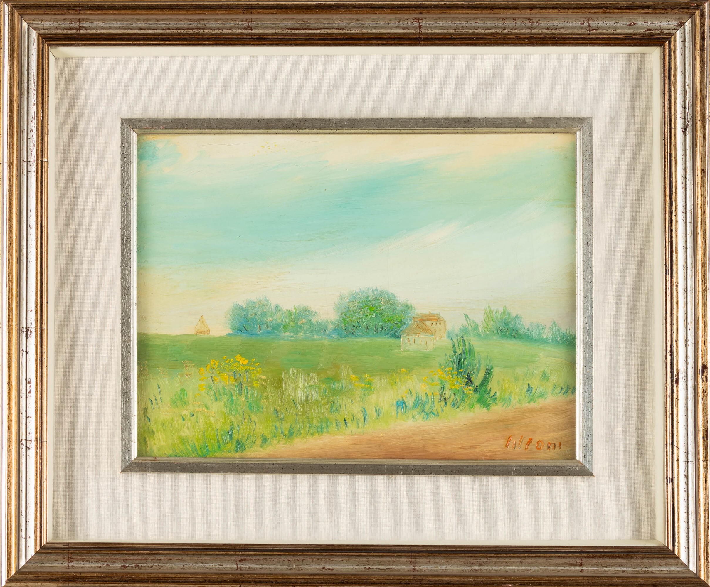 Umberto Lilloni - Paesaggio a Chianciano