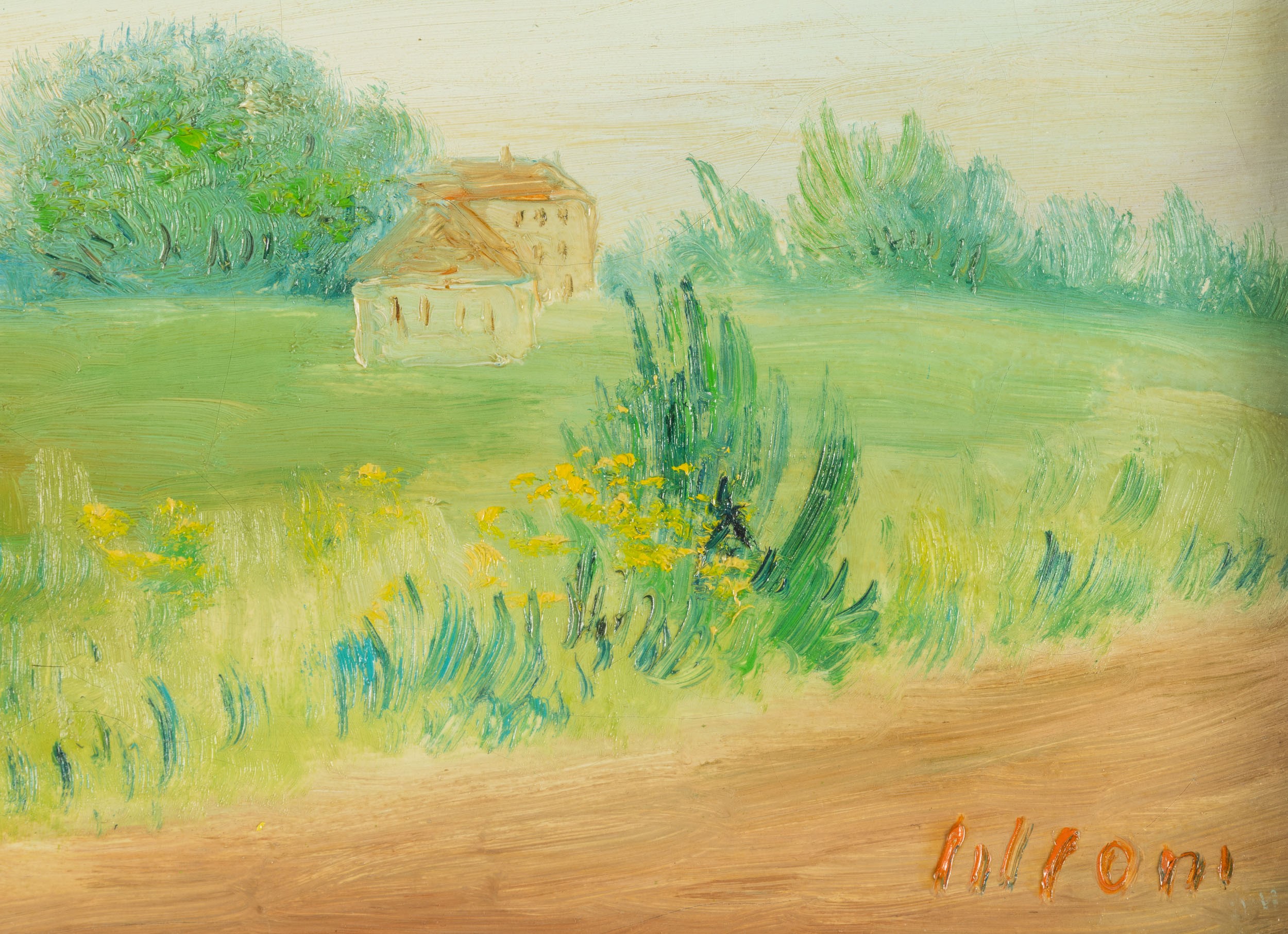 Umberto Lilloni - Paesaggio a Chianciano