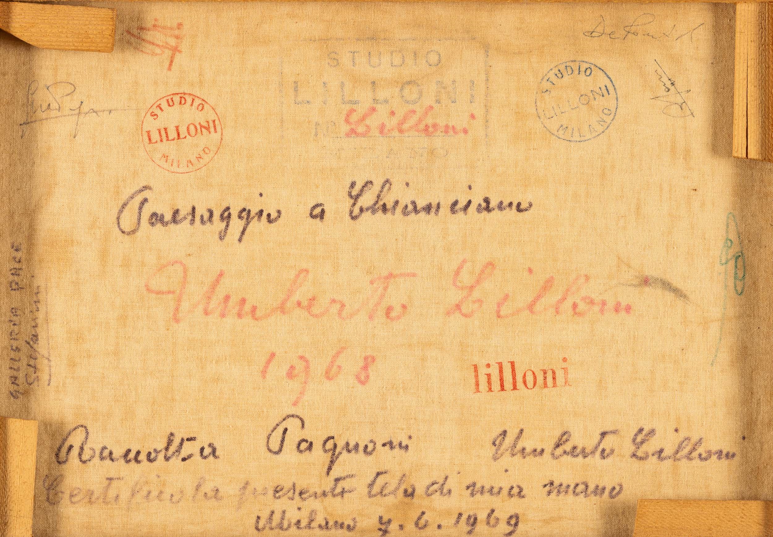 Umberto Lilloni - Paesaggio a Chianciano