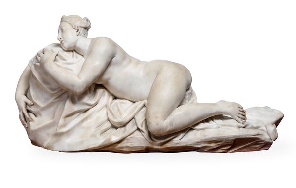 Arte barocca italiana del XVII secolo Figura mitologica femminile dormiente, Eos (?)