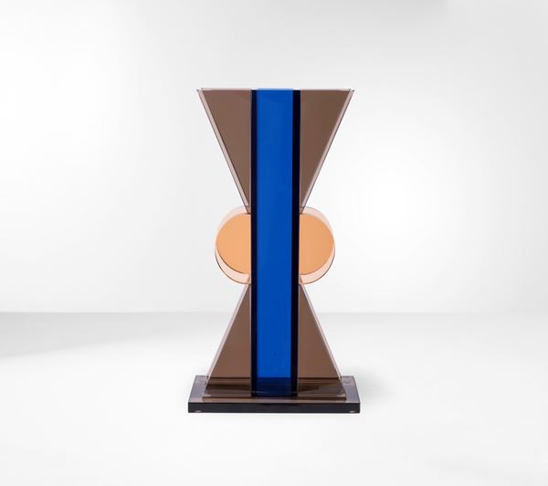 Ettore Sottsass - Vaso a clessidra mod. 2665