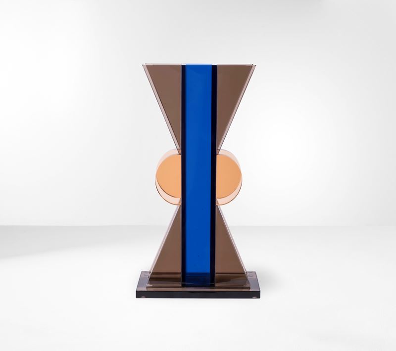 Ettore Sottsass : Vaso a clessidra mod. 2665  - Auction Design - Cambi Casa d'Aste