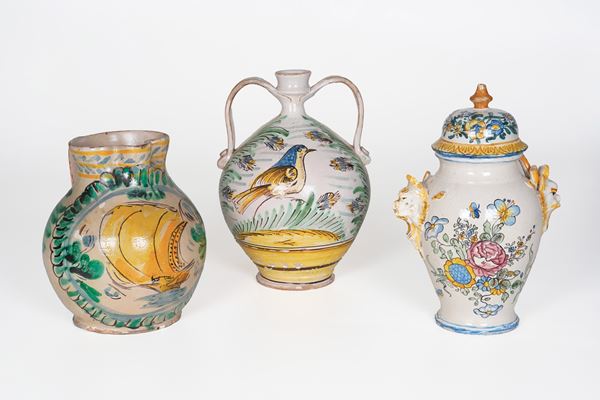 Boccale, bottiglia e vaso, XIX e XX secolo.  