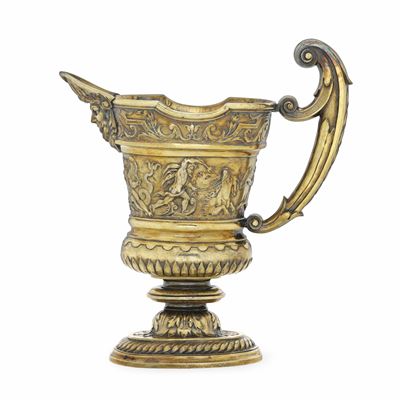 Augsburg, Versatoio barocco in argento fuso, cesellato e dorato (XVII–XVIII secolo)