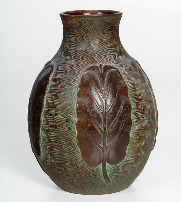 Vaso. Sesto Fiorentino, Manifattura Zaccagnini, 1956.