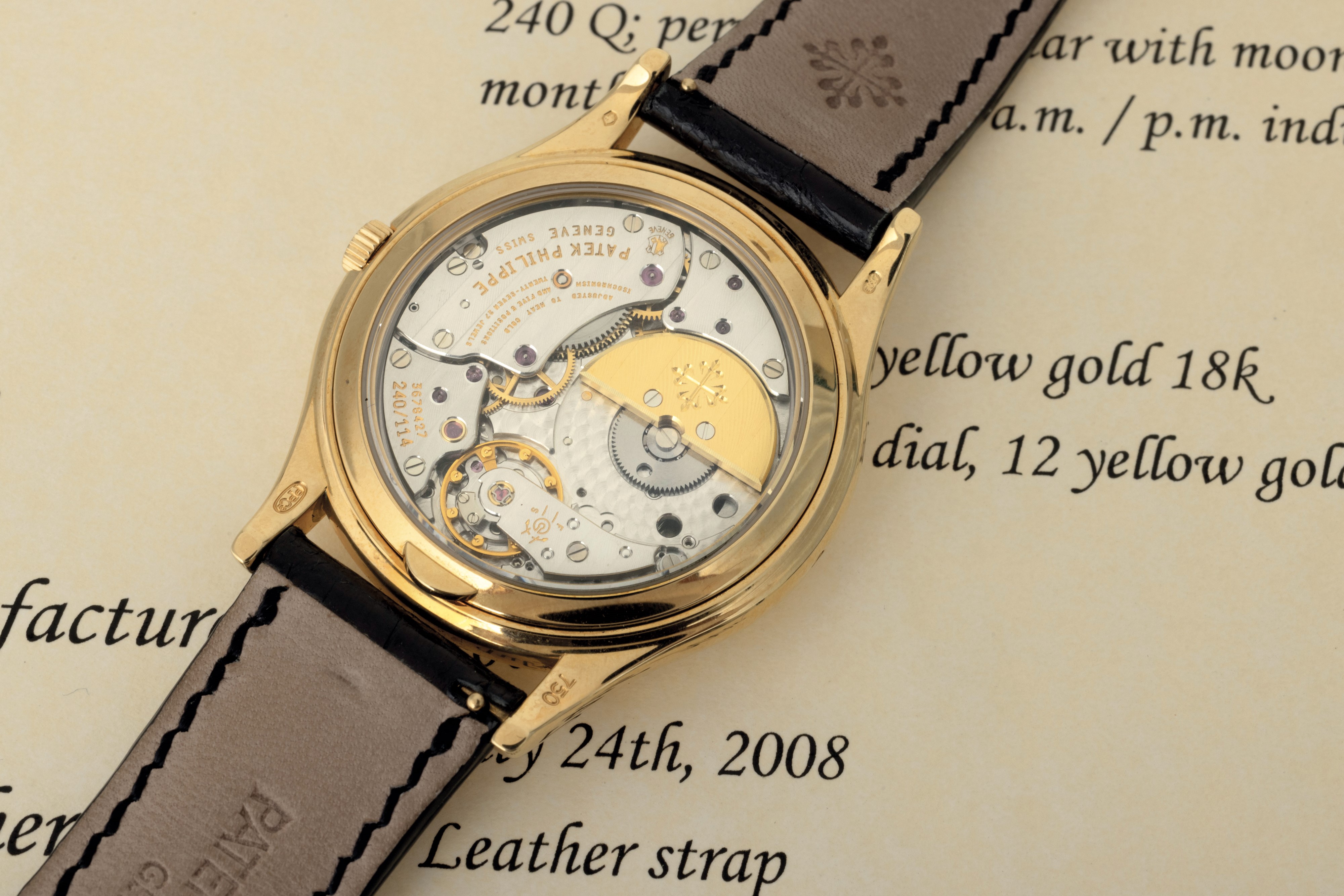 Patek Philippe - Orologio da Polso Ref 5140j Calendario Perpetuo in Oro Giallo 18k con Indicazion...