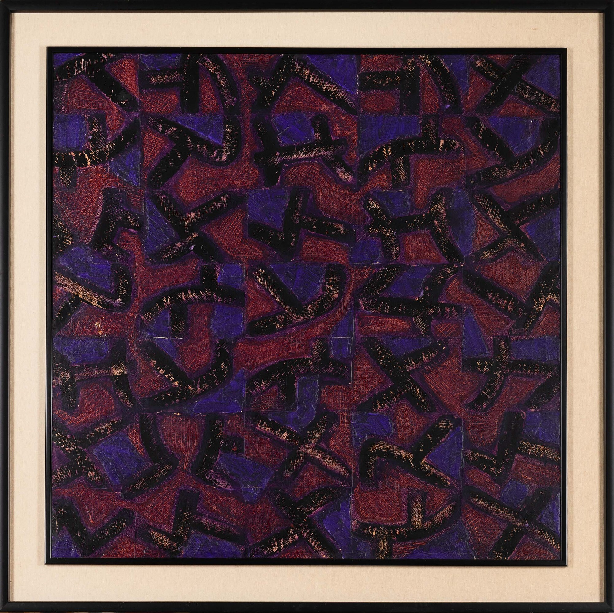 Antonio Marchetti - Creazione n. 34, tecnica mista su tela
