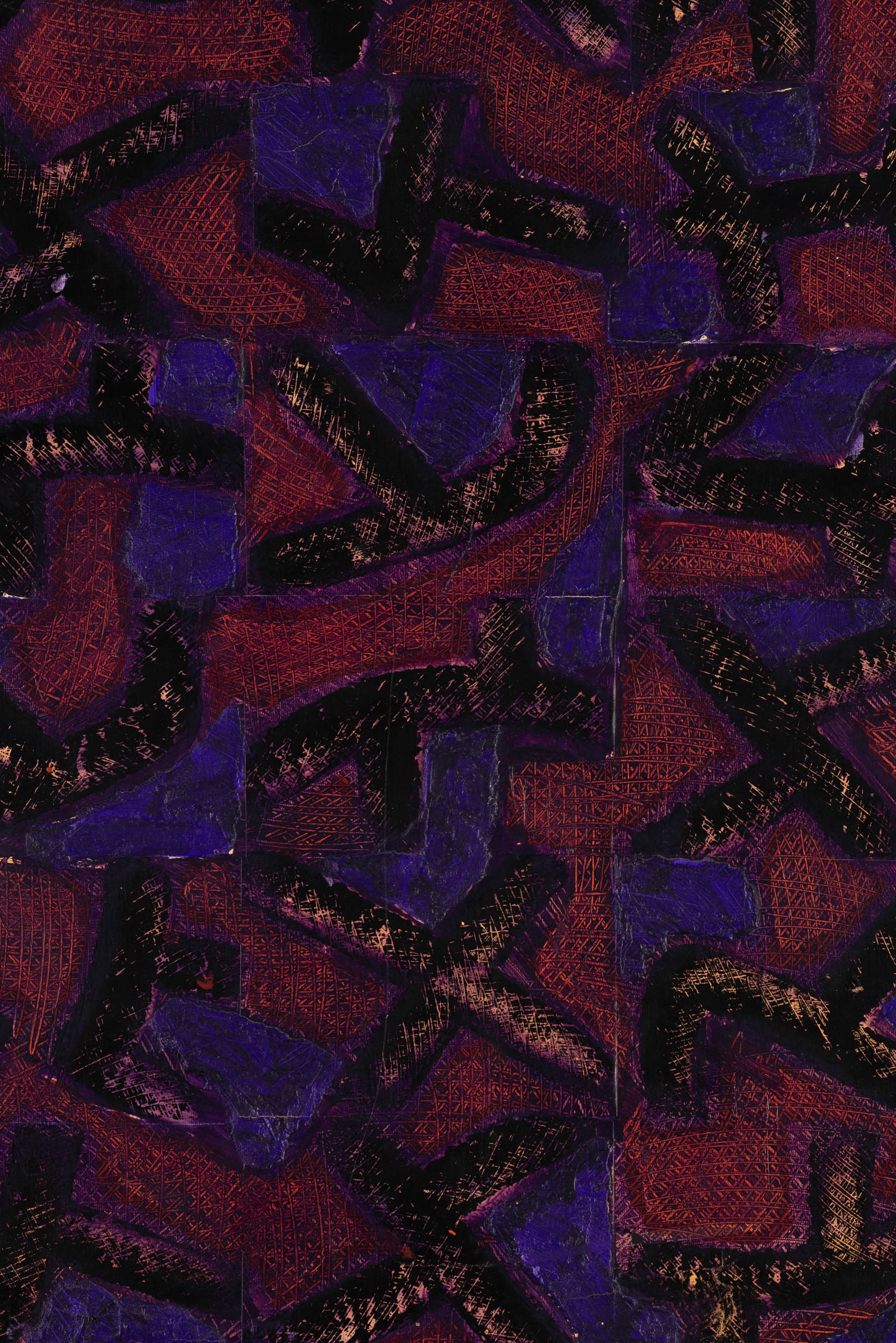 Antonio Marchetti - Creazione n. 34, tecnica mista su tela