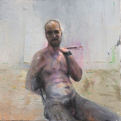 Autoritratto, olio su tela