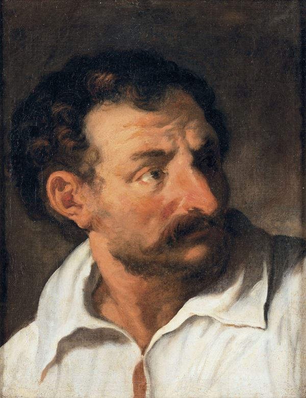 Francesco Zugno - Ritratto di uomo con camicia bianca