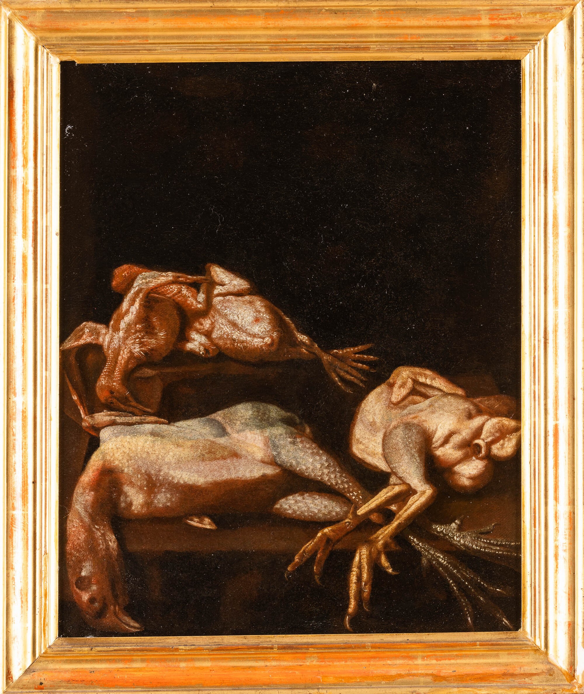 Evaristo Baschenis - Natura morta con pollame vario, olio su tela