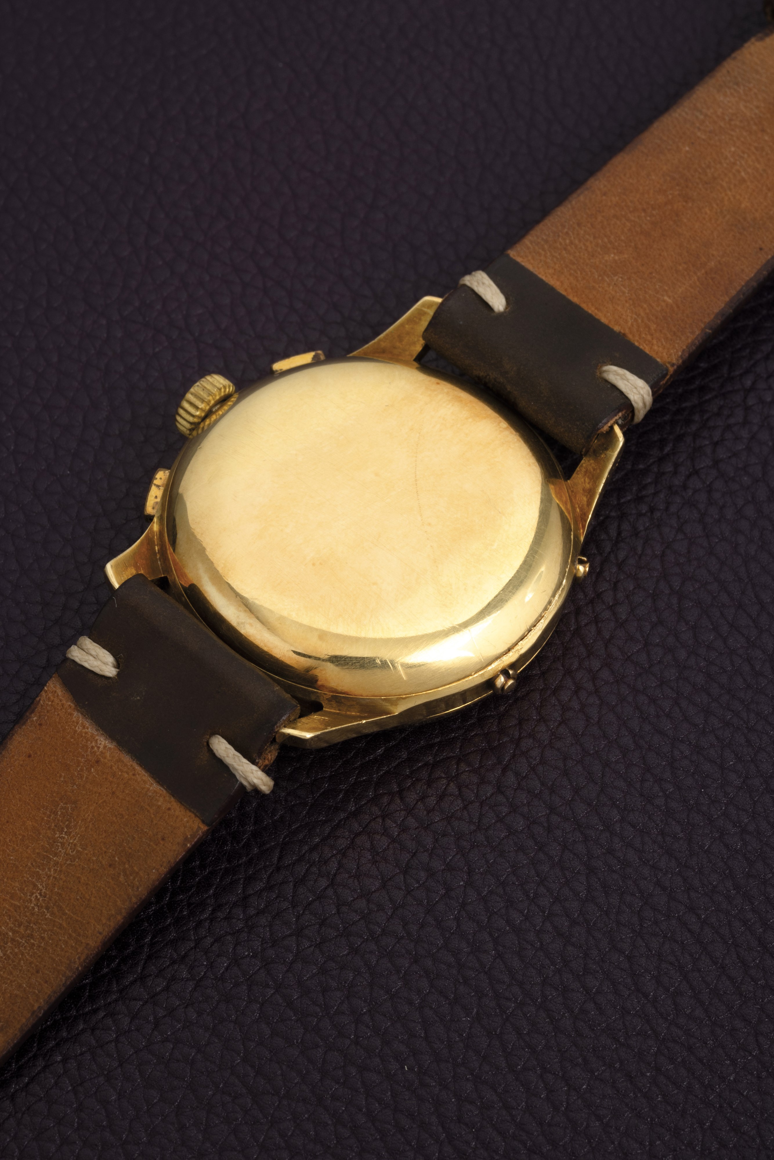 Eberhard & Co - Dato-compax in Oro Giallo 18k, Cronografo con Triplo Calendario, Anse Sfaccettate...