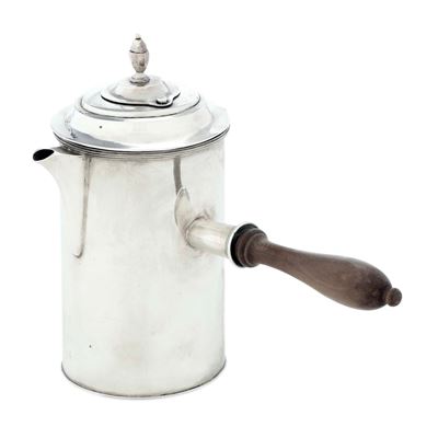 Marchio d’argentiere non identificato (SEETHALER, I G), Cioccolatiera, Augsburg, 1816