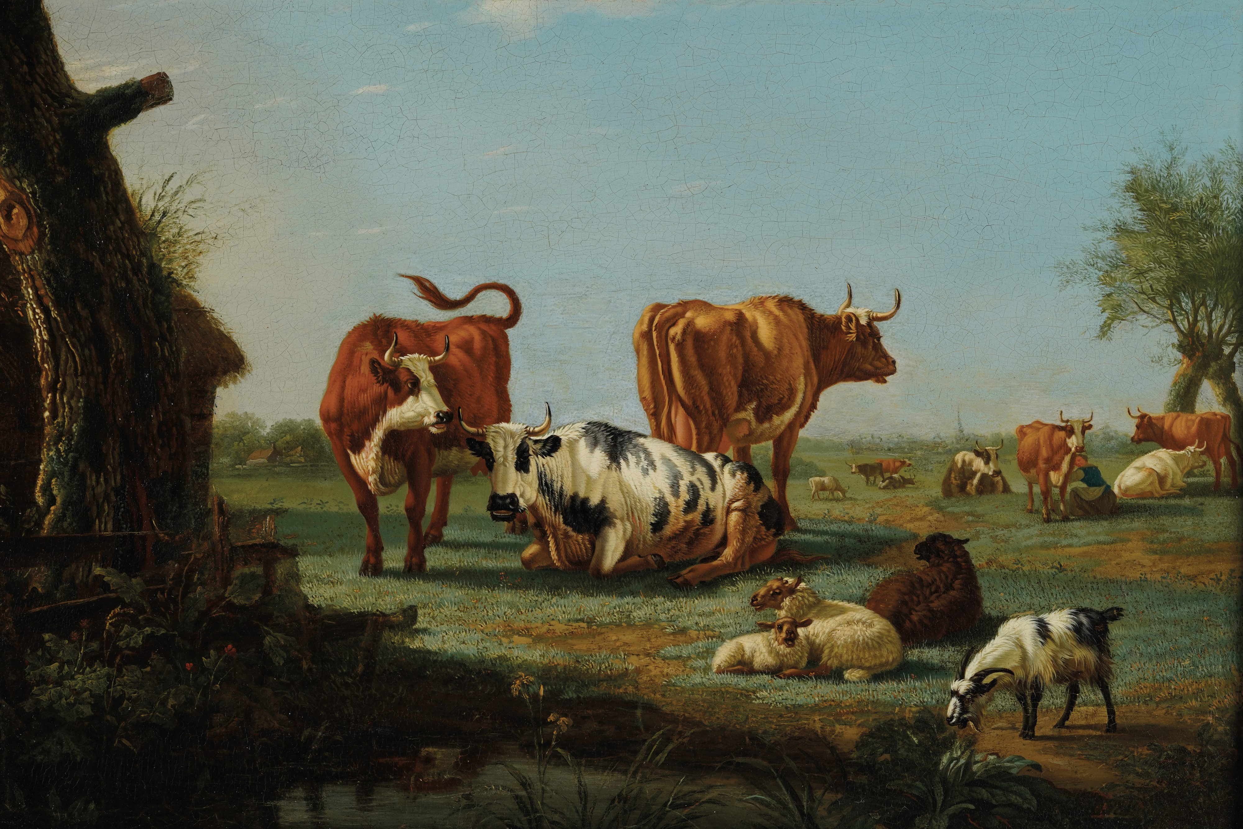 Paulus Potter - Paesaggio con Armenti