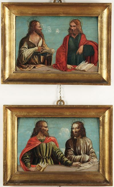 I quattro Evangelisti, olio su tavola