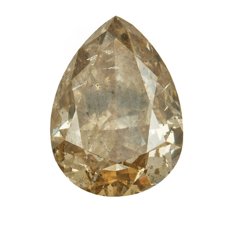 Tourmaline, diamond and fancy diamonds necklace  - Auction Fine Jewellery - Cambi Casa d'Aste