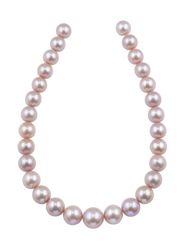 Cultured pearls, pink natural color