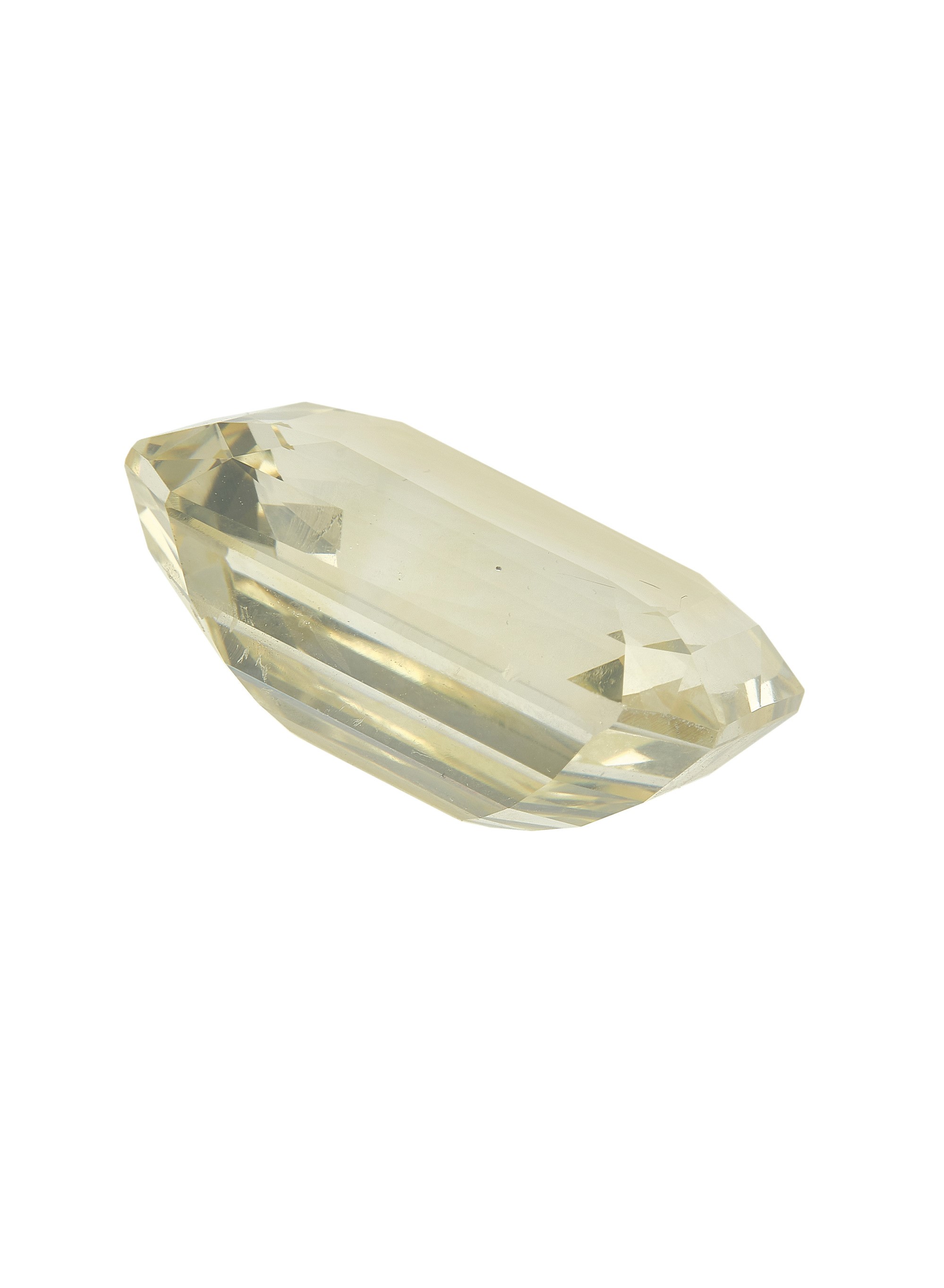 Zaffiro giallo dello Sri Lanka, 42.17 ct (nessuna indicazione di trattamento termico) con report ...