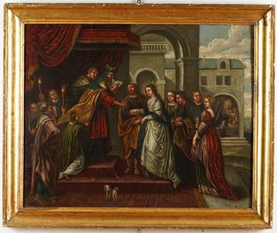 Scuola Fiamminga del XVII Secolo Sposalizio della Vergine