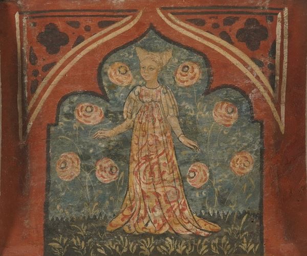 Nei modi della pittura del XV secolo Figura di dama