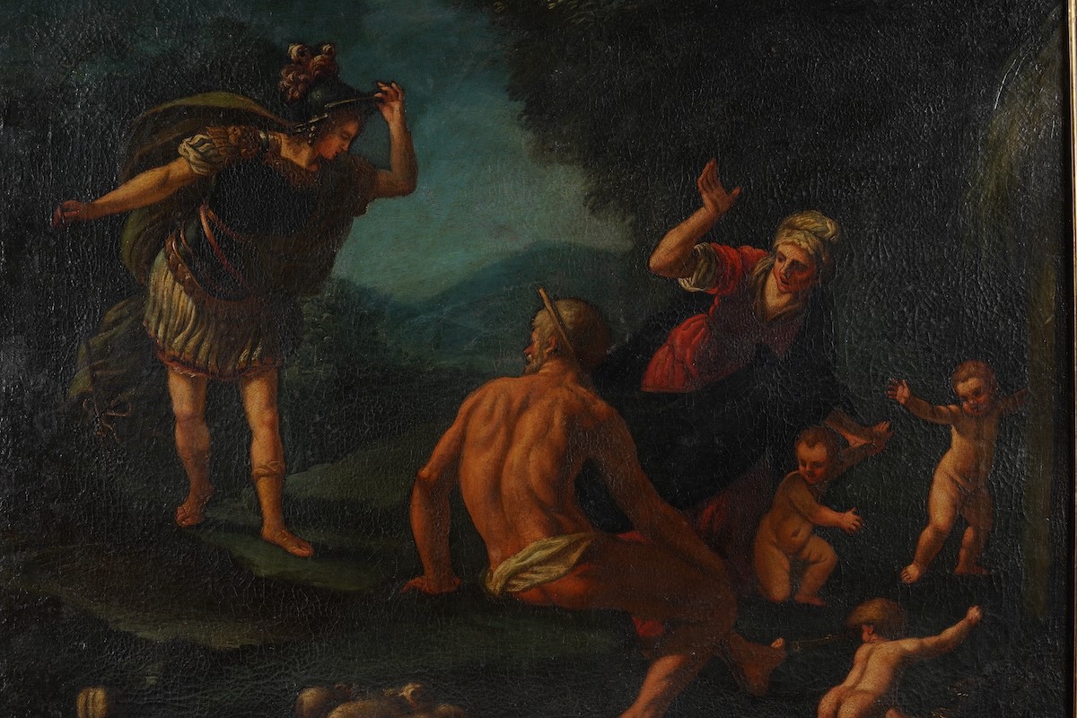 Scuola del XVII secolo Episodio tratto dalla storia antica