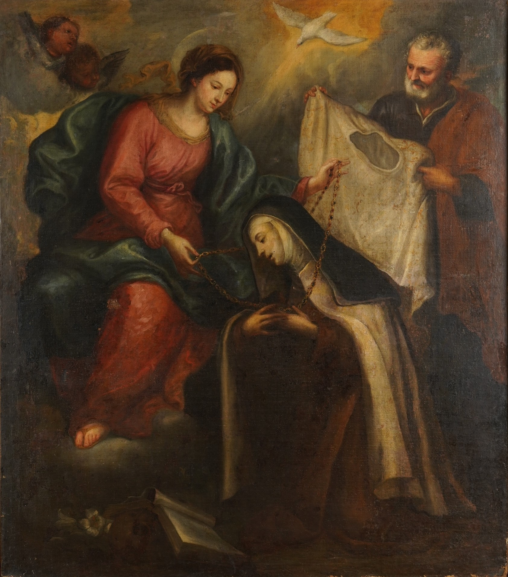 Scuola Genovese del XVII Secolo Trasfigurazione di Sant’anna