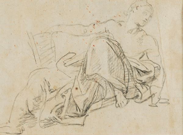 Scuola bolognese del XVII secolo Studio di figure