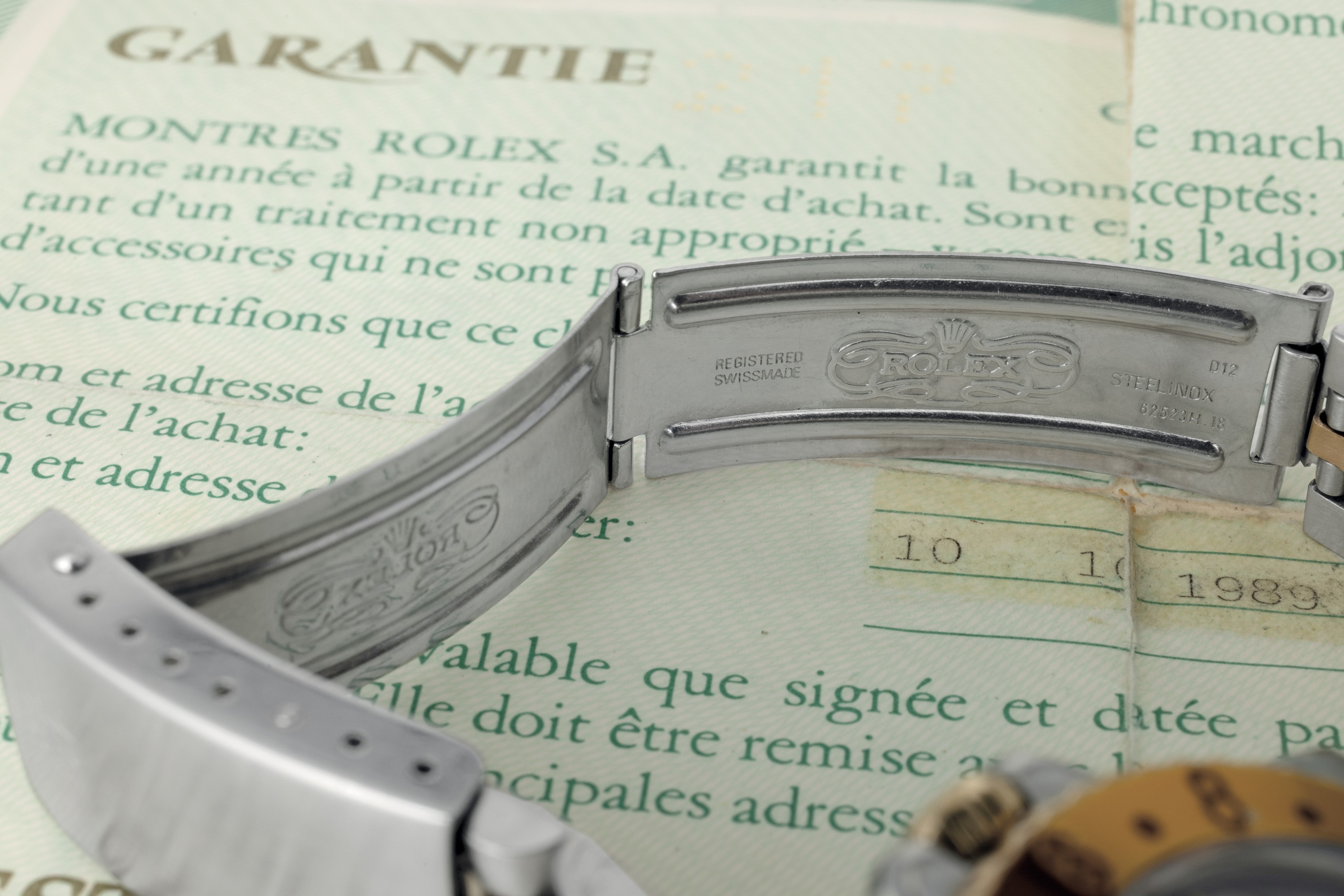 Rolex - Gmt Master Ref 16753 Acciaio e Oro "nipple Dial", Bracciale Jubilèe con Garanzia