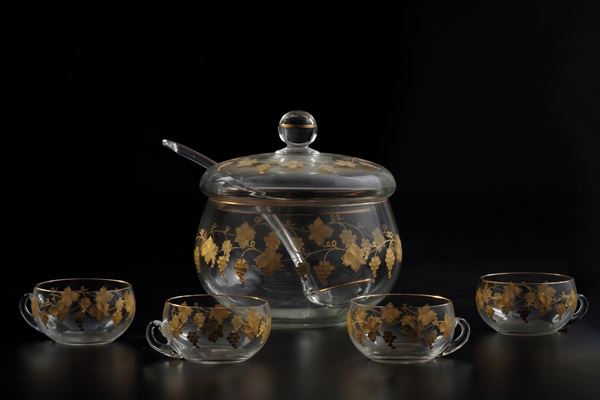 Servizio da punch, XX secolo.