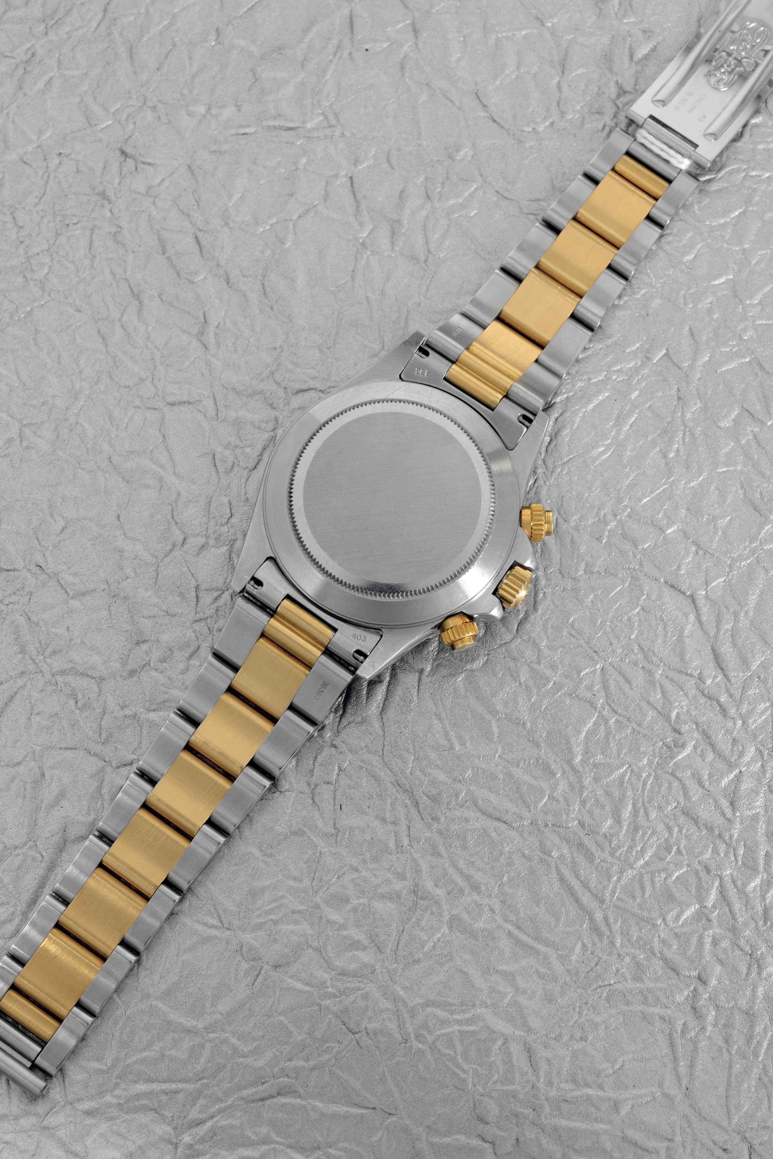 Rolex - Cosmograph Daytona Ref 16523 "floating" Acciaio e Oro con Scatola e Garanzia, Quadrante C...