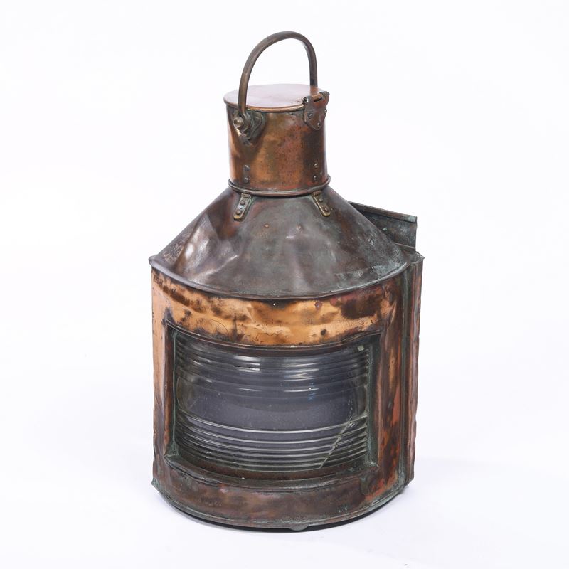 Lampada da navigazione. XX secolo  - Auction Maritime Art - Cambi Casa d'Aste