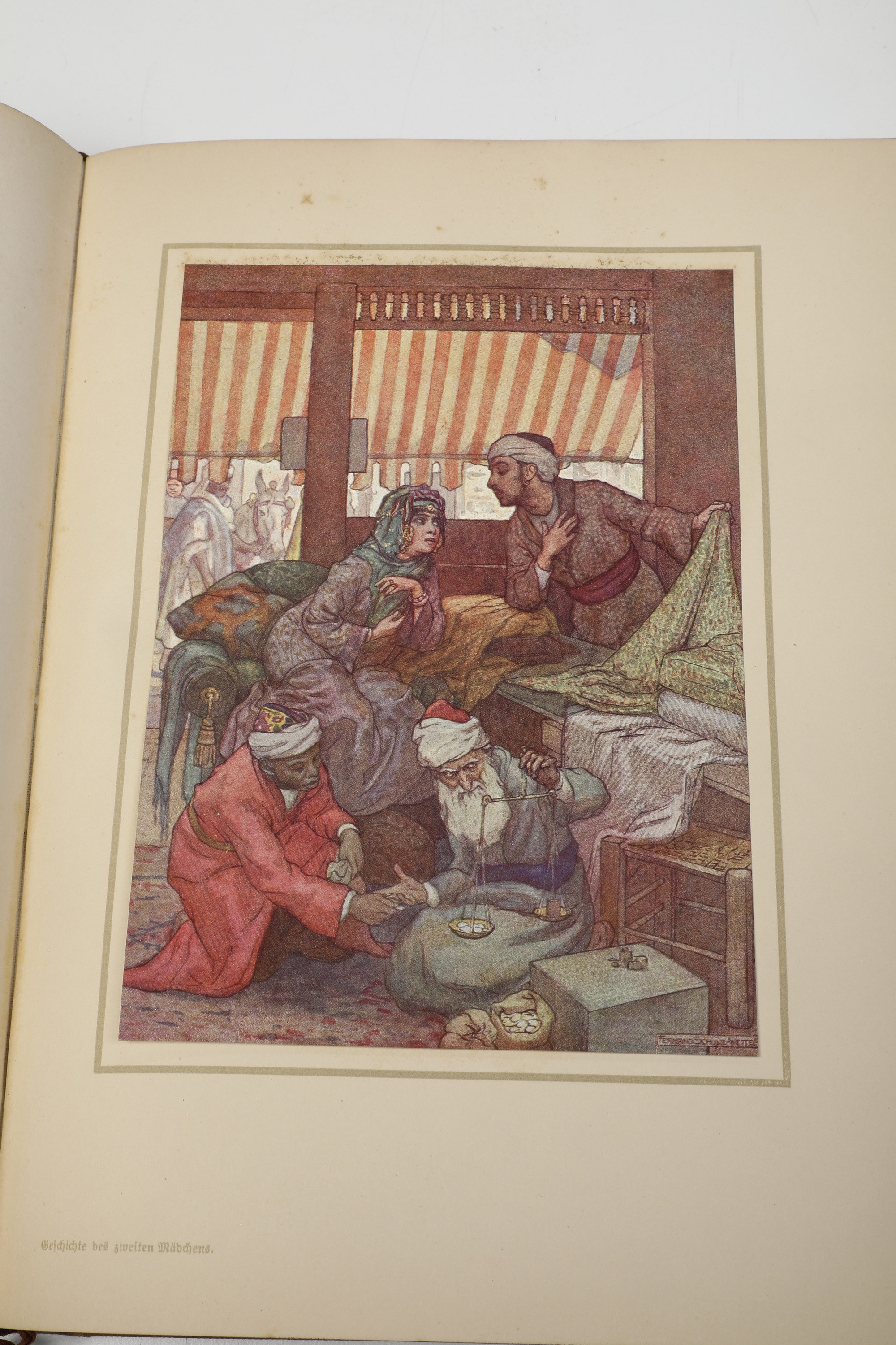 Mille e una Notte Illustrato. le Mille e una Notte, Berlino Werlag Von Neufeld e Genius,1913. Ill...