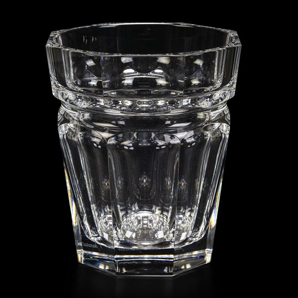 Secchiello da champagne “Harcourt Moulin Rouge”  Francia, Manifattura Baccarat, XX secolo 