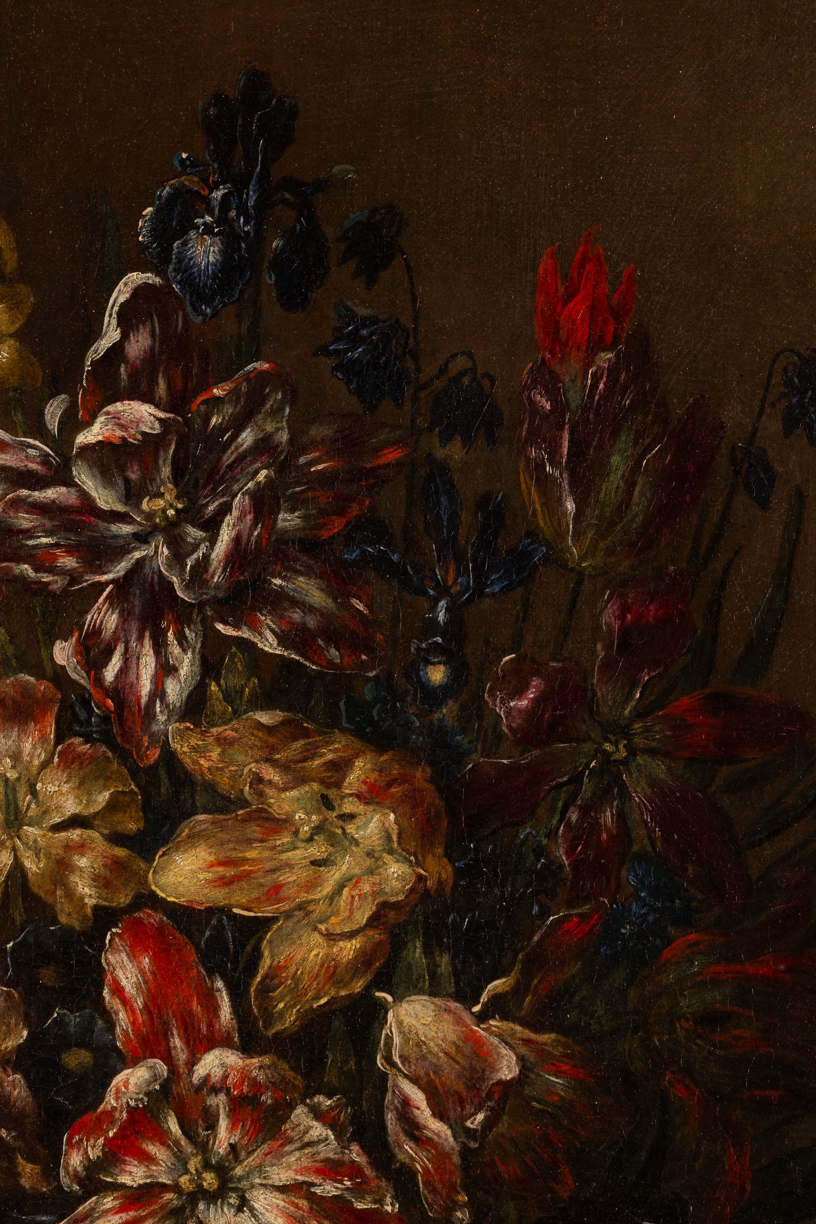 Mario Nuzzi Detto Mario dei Fiori - Vaso di fiori morenti - olio su tela, 75x95 cm