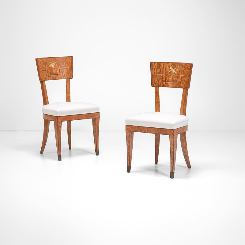 Gio Ponti : Due sedie.  - Asta Fine Design - Cambi Casa d'Aste