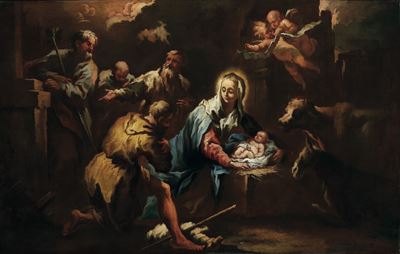 Scuola Veneta del XVIII Secolo Adorazione dei Pastori