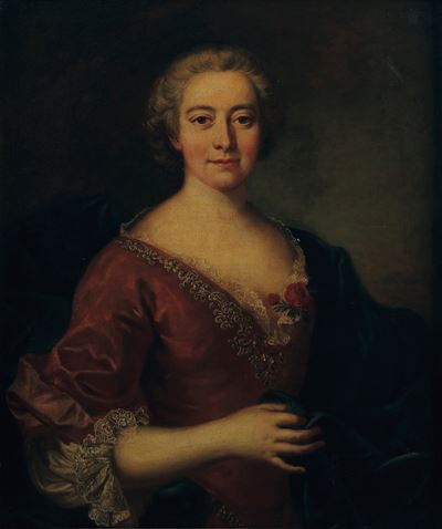 Scuola Veneta del XVIII Secolo Ritratto di Gentildonna