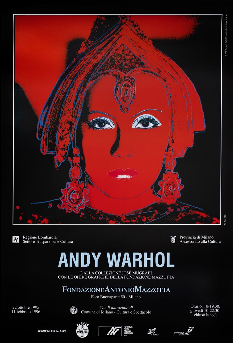 Andy Warhol : Fondazione Antonio Mazzotta - Warhol  - Asta POP Culture e Manifesti d'Epoca - Cambi Casa d'Aste