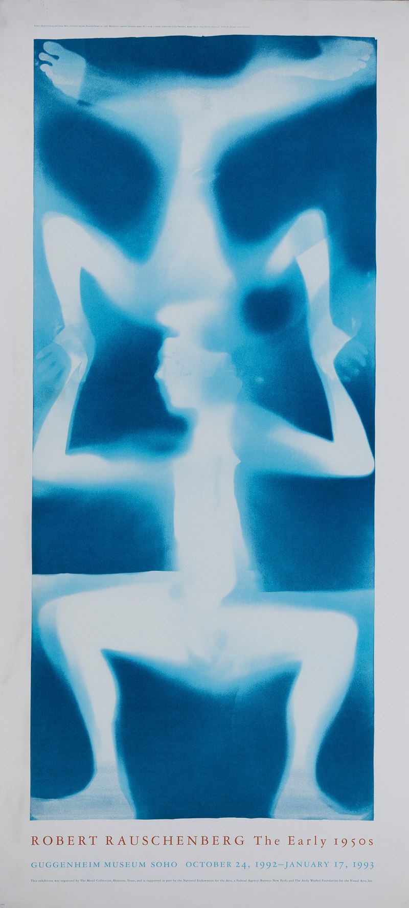 Robert Rauschenberg : Guggenheim Soho  - Asta POP Culture e Manifesti d'Epoca - Cambi Casa d'Aste