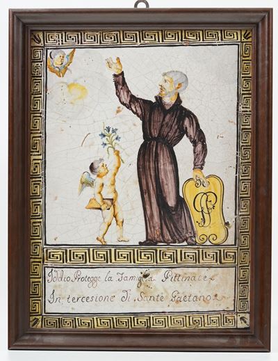 Targa Devozionale.campania, Fine XVIII o Inizio XIX Secolo.