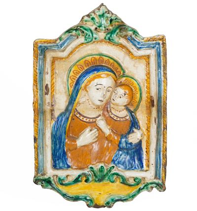 Targa Devozionale.probabilmente Emilia-romagna, XIX Secolo.