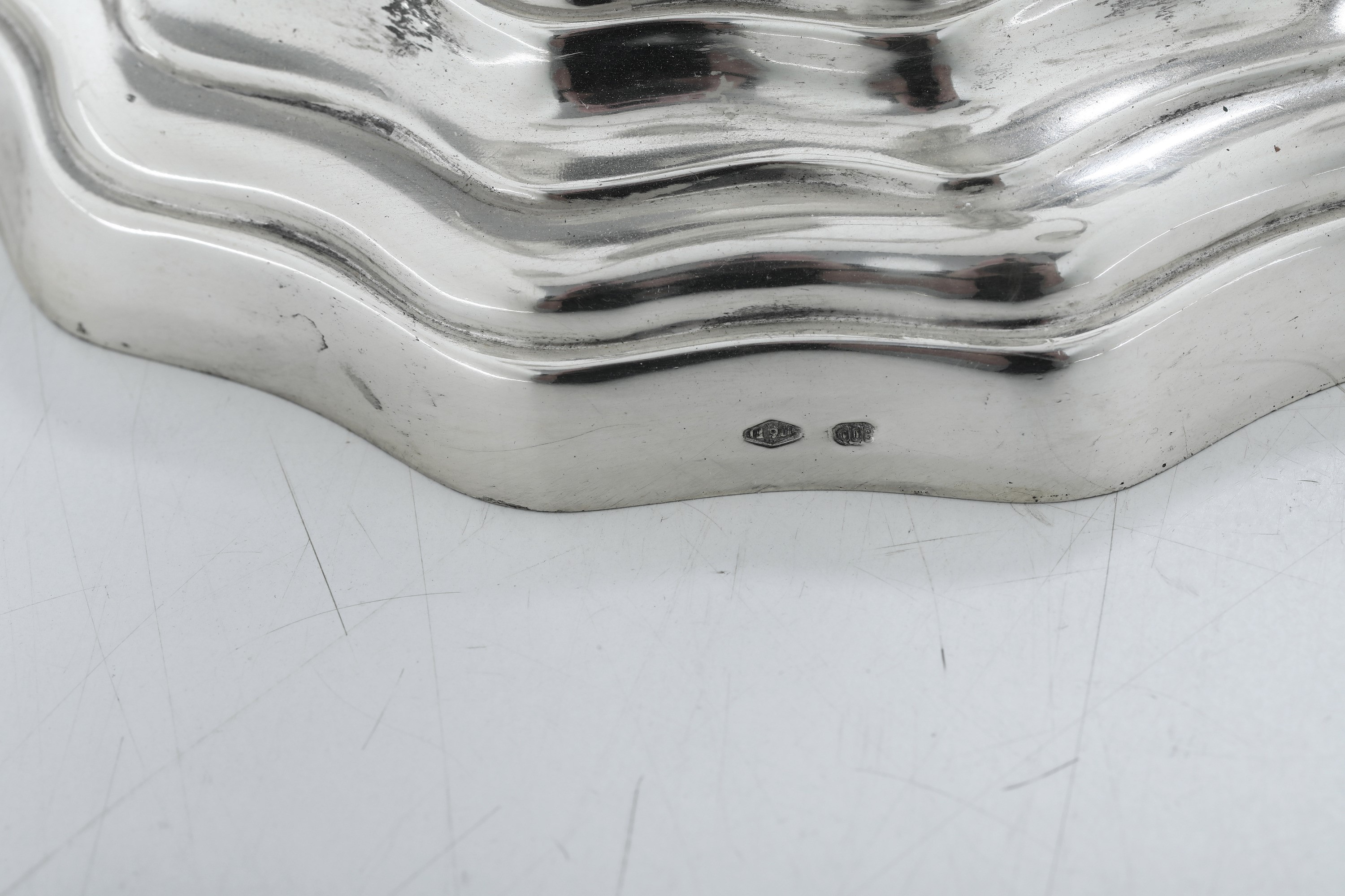 Coppia di Candelabri. Argenteria Fiorentina del XX Secolo, Argentiere Pampaloni