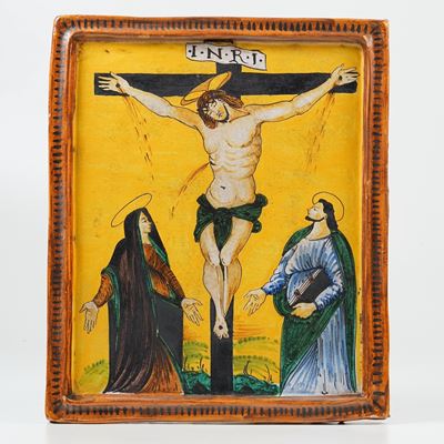 Targa Devozionale.probabilmente Campania, XX Secolo.