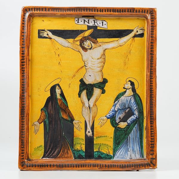 Targa devozionale. Probabilmente Campania, XX secolo.