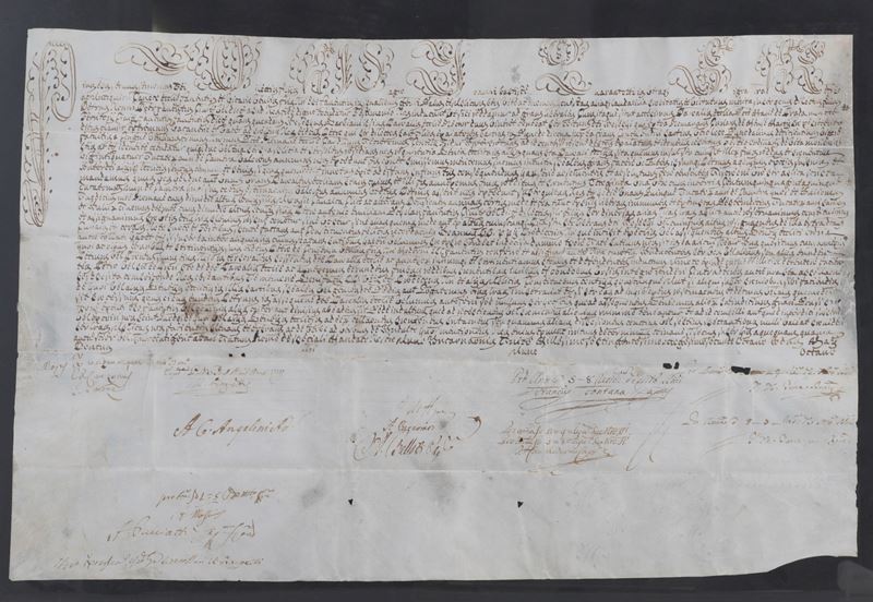 Pagina monoscritta  - Asta Antiquariato - Cambi Casa d'Aste