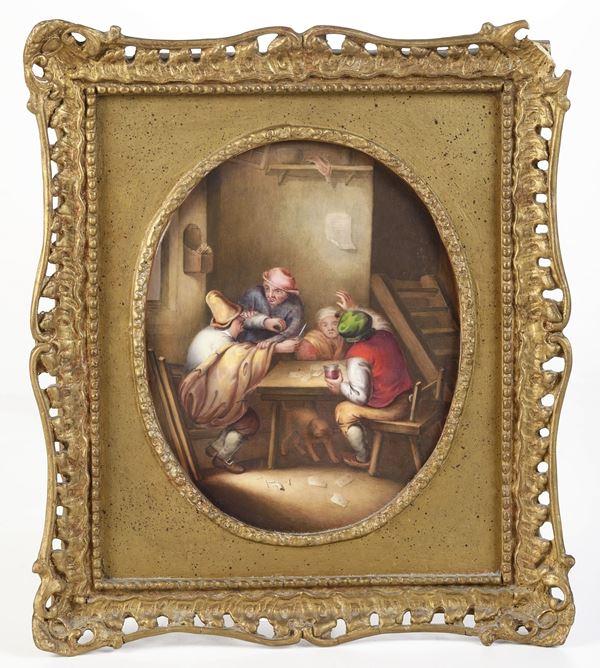 Coppia di targhe. Probabilmente Francia, XX secolo.