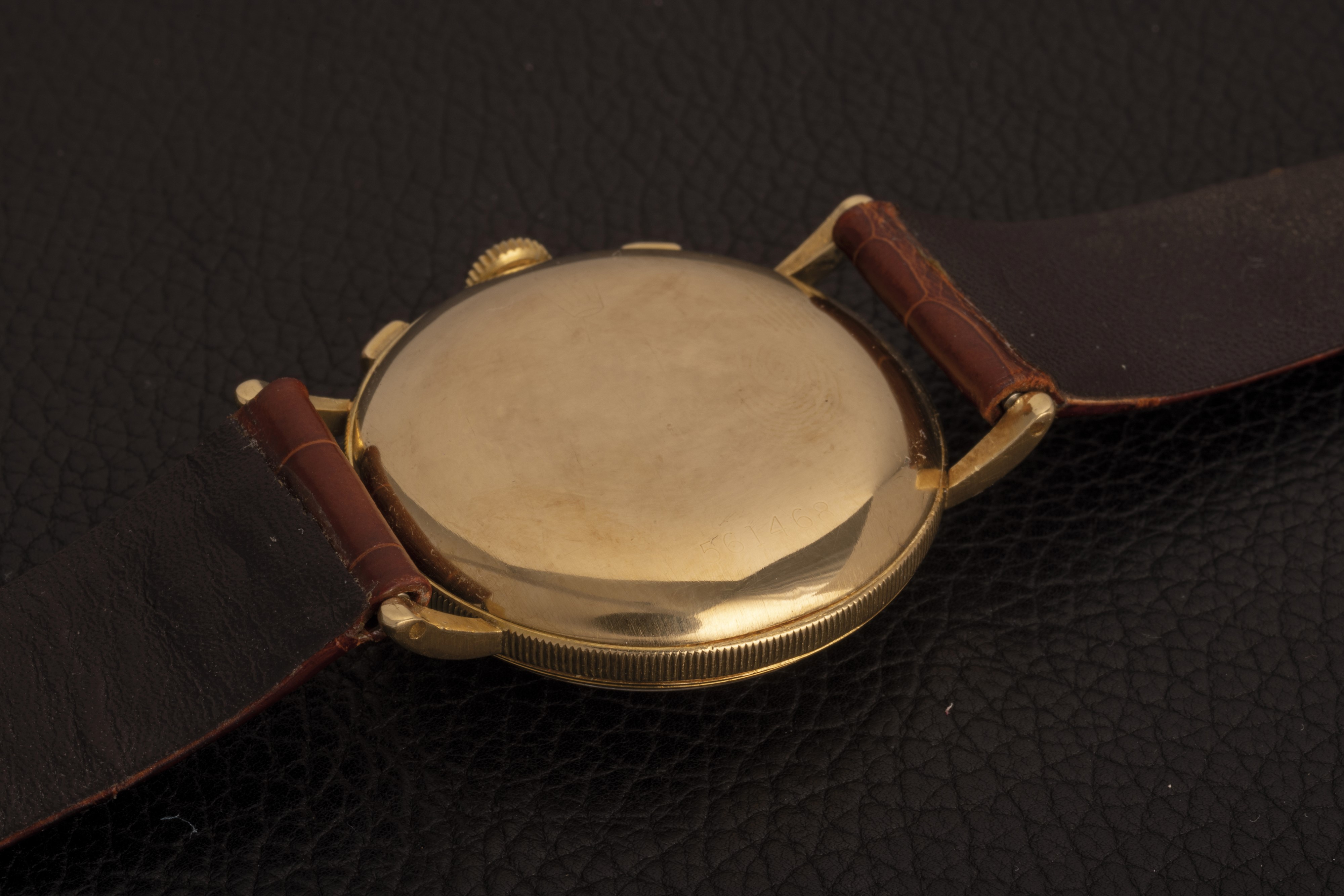 Rolex - Cronografo Antimagnetico "cassa Moneta" Ref 4062 in Oro Giallo 18k Due Contatori Quadrant...