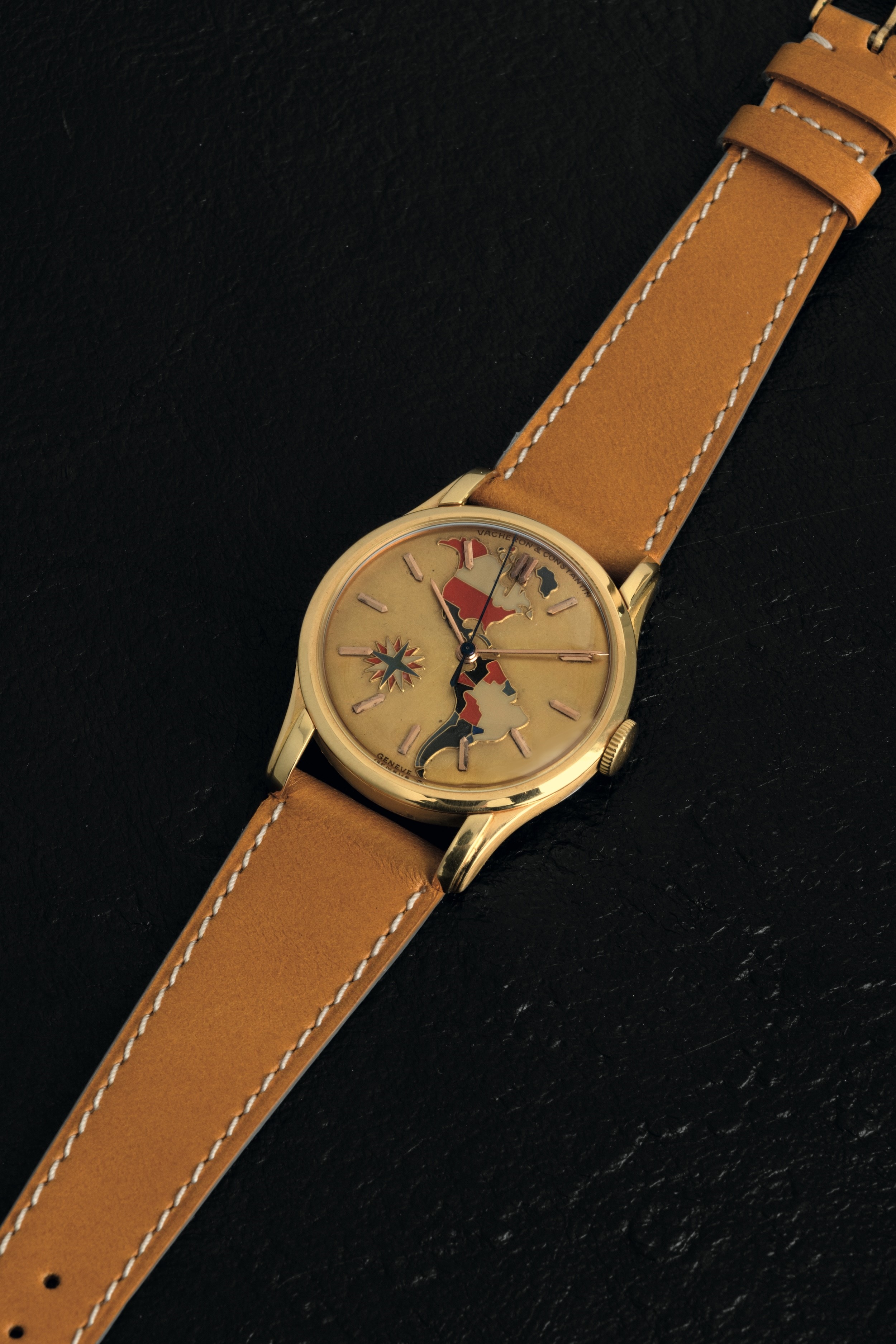 Vacheron & Constantin - Raro Orologio da Polso Carica Manuale con Secondi Centrali e Quadrante De...
