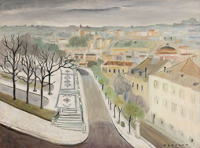 Panoramica di Lisbona
